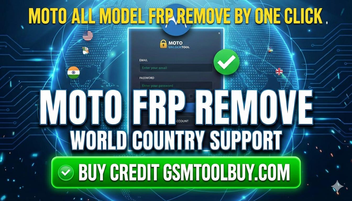 MotoUnlockTool FRP,MDM,Bootloader Unlock,Dual Imei,CPID,Network Unlock,Flash [Existing User] 